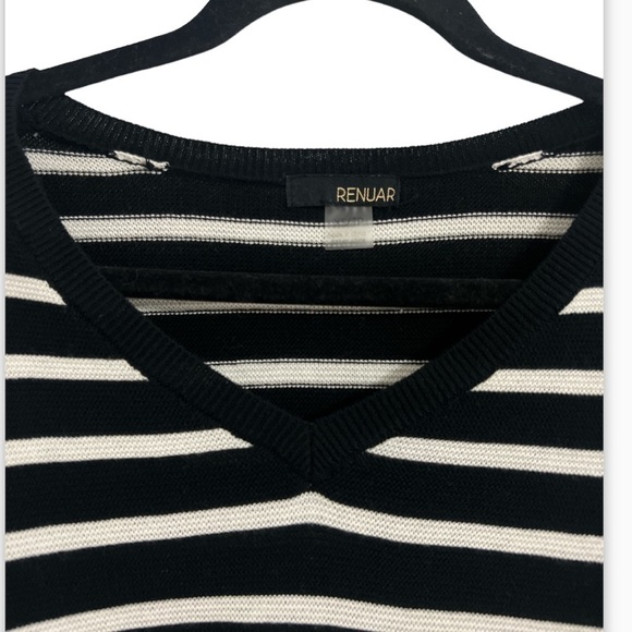 Renuar Striped Knit Sweater - Picture 3 of 5